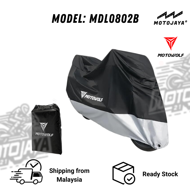 Motowolf MDL0802B Motorcycle Cover