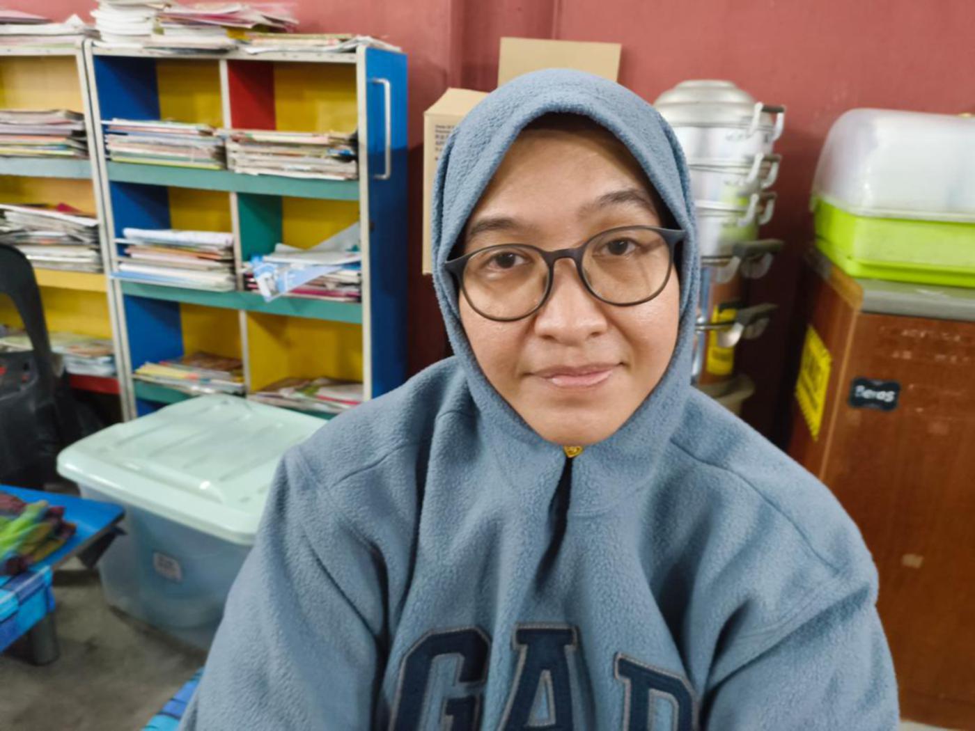 Noor Shafinaz Fadzil during the interview