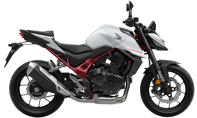 Honda CB750 Hornet Matte Pearl Glare White colour