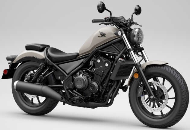 2025 Honda Rebel 500 in Pearl Sugarcane Beige