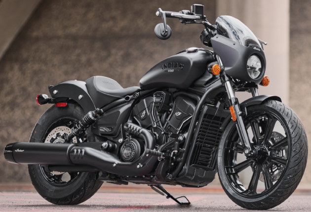 2025 Indian Scout Sport in Black Metallic