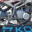 Kove 450R handlebar and controls