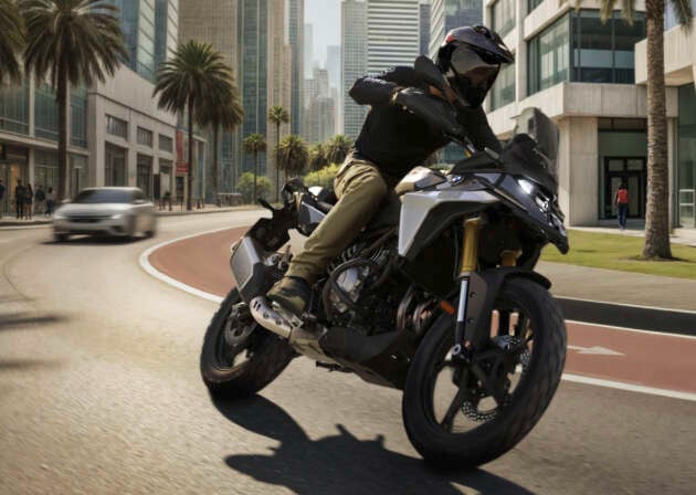 BMW Motorrad F450 GS TFT Screen and Controls