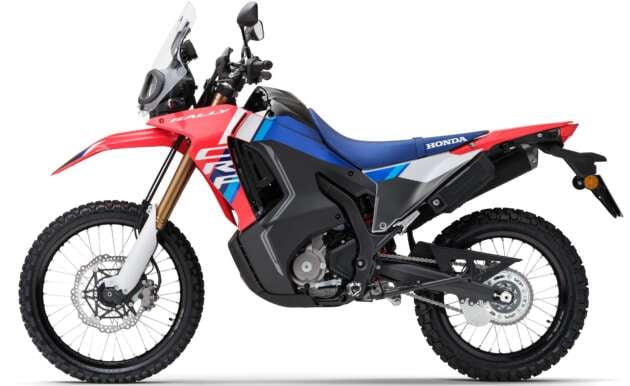 Detail pada Honda CRF250 Rally 2025