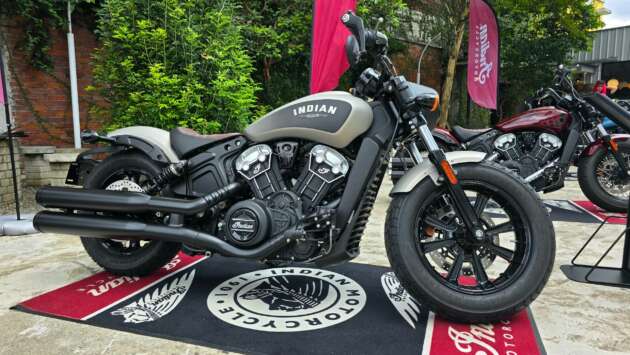 Barisan model Indian Motorcycle yang dilancarkan semula di Malaysia